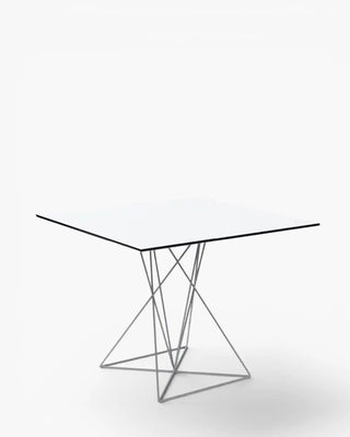 Vondom Faz table with powder-coated metal legs with HPL top