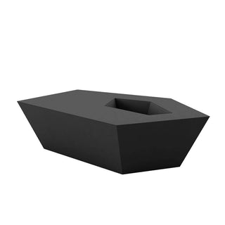 Vondom Faz low coffee table by Ramón Esteve Vondom Black - Buy now on ShopDecor - Discover the best products by VONDOM design