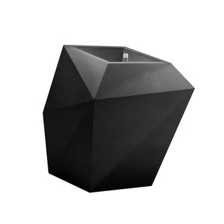 Vondom Faz Maceteros medium vase for outdoor by Ramón Esteve Vondom Black - Buy now on ShopDecor - Discover the best products by VONDOM design