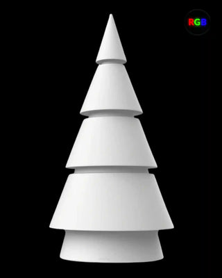 Vondom Forest Christmas LED tree in Ice White 2101 polyethylene