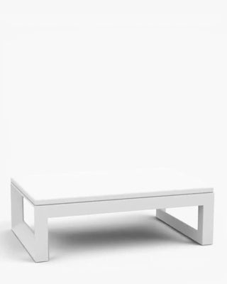 Vondom Frame Ottoman in polyethylene with upholstered cushion