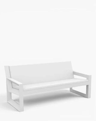Vondom Frame sofa in polyethylene with upholstered cushion