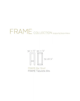 Vondom Frame stool in polyethylene