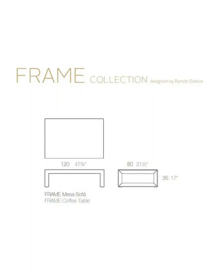 Vondom Frame low table in polyethylene
