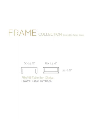 Vondom Frame low table in polyethylene