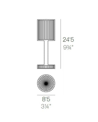 Vondom Gatsby LED portable table lamp