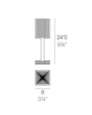 Vondom Gatsby LED portable table lamp