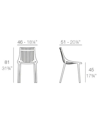 Vondom Ibiza chair in polypropylene