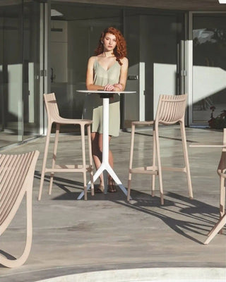 Vondom Ibiza stool in polypropylene