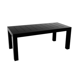 Vondom Jut table 180x90 cm by Studio Vondom Vondom Black - Buy now on ShopDecor - Discover the best products by VONDOM design