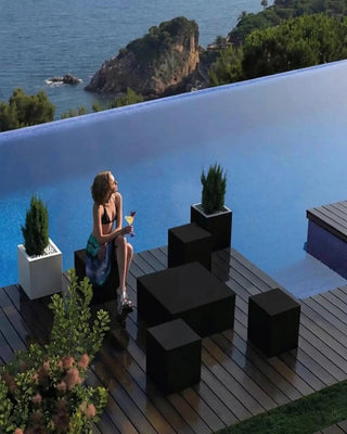 Vondom Jut Chill Ottoman pouf in polyethylene