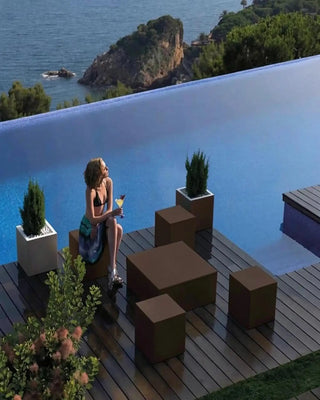 Vondom Jut Chill Ottoman pouf in polyethylene