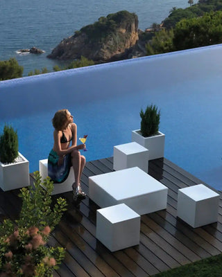 Vondom Jut Chill Ottoman pouf in polyethylene