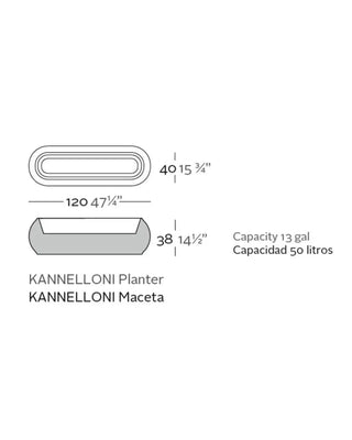 Vondom Pal Jardiniere vase in polyethylene