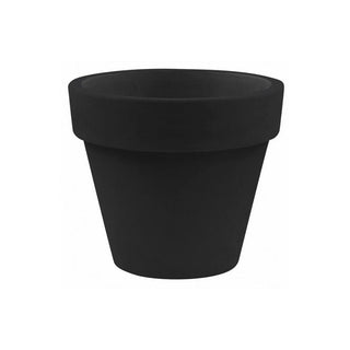 Vondom Maceta vase diam. 60 h. 52 cm. by Studio Vondom Vondom Black - Buy now on ShopDecor - Discover the best products by VONDOM design