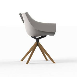 Vondom Manta Wooden Swivel chair - Buy now on ShopDecor - Discover the best products by VONDOM design