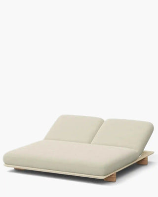 Vondom Milos upholstered daybed with iroko frame