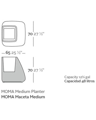 Vondom Noma Planters vase in polyethylene