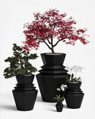Vondom Origami Hinoki planter in polyethylene