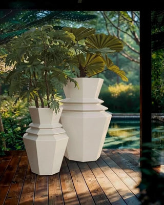 Vondom Origami Hinoki planter in polyethylene