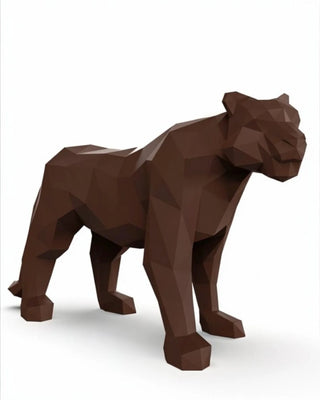 Vondom Origami Hyou leopard-shaped sculpture in polyethylene