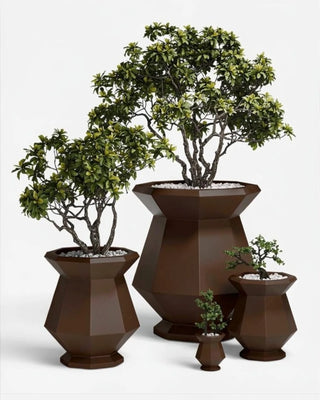 Vondom Origami Kashi planter in polyethylene