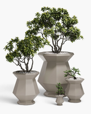 Vondom Origami Kashi planter in polyethylene