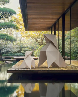 Vondom Tori & Kotori bird-shaped sculpture in polyethylene