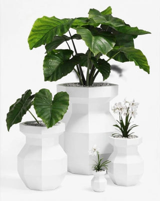 Vondom Origami Yuri planter in polyethylene