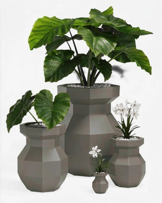 Vondom Origami Yuri planter in polyethylene