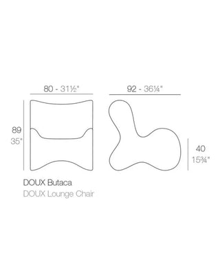 Vondom Pal lounge chair in polyethylene