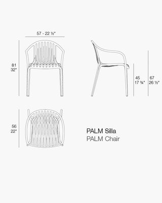 Vondom Palm chair in polypropylene