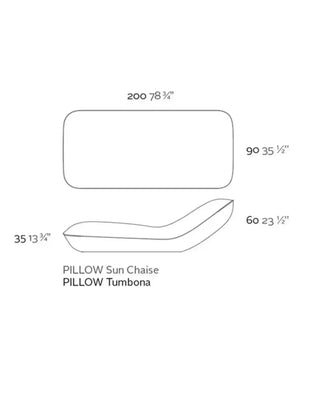 Vondom Pillow sun lounger in polyethylene