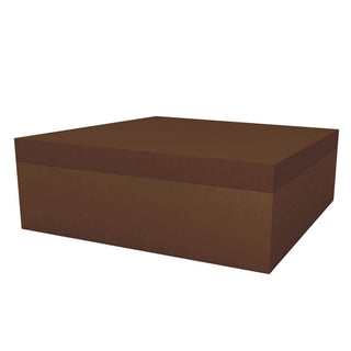 Vondom Jut Chill Ottoman 120x120 h.40 cm by Studio Vondom Vondom Bronze - Buy now on ShopDecor - Discover the best products by VONDOM design