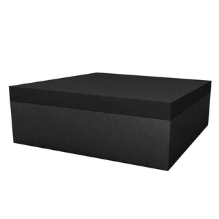 Vondom Jut Chill Ottoman 120x120 h.40 cm by Studio Vondom Vondom Black - Buy now on ShopDecor - Discover the best products by VONDOM design