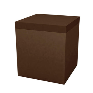 Vondom Jut Chill Ottoman 40x40 h.45 cm by Studio Vondom Vondom Bronze - Buy now on ShopDecor - Discover the best products by VONDOM design