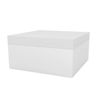 Vondom Jut Chill Ottoman 80x80 h.40 cm by Studio Vondom Vondom White - Buy now on ShopDecor - Discover the best products by VONDOM design