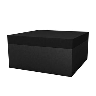 Vondom Jut Chill Ottoman 80x80 h.40 cm by Studio Vondom Vondom Black - Buy now on ShopDecor - Discover the best products by VONDOM design