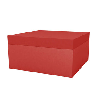 Vondom Jut Chill Ottoman 80x80 h.40 cm by Studio Vondom Vondom Red - Buy now on ShopDecor - Discover the best products by VONDOM design