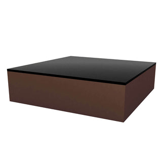 Vondom Jut Chill low table 120x120 h.32 cm by Studio Vondom Vondom Bronze - Buy now on ShopDecor - Discover the best products by VONDOM design