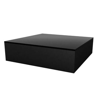 Vondom Jut Chill low table 120x120 h.32 cm by Studio Vondom Vondom Black - Buy now on ShopDecor - Discover the best products by VONDOM design