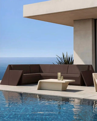 Vondom Rest sofa central module with upholstered cushions