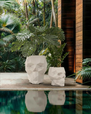 Vondom Skull planter in polyethylene