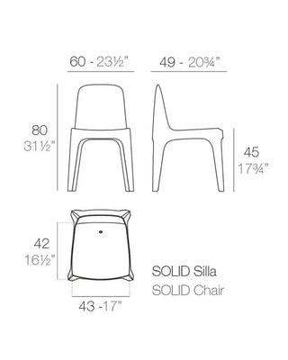 Vondom Solid chair in polypropylene