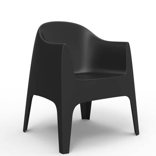 Vondom Solid small armchair by Stefano Giovannoni Vondom Black - Buy now on ShopDecor - Discover the best products by VONDOM design