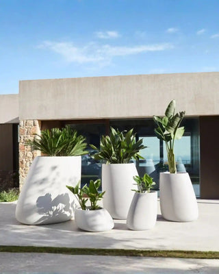 Vondom Stone Planter vase in polyethylene