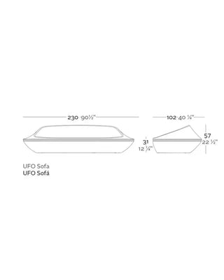 Vondom Ufo sofa in polyethylene