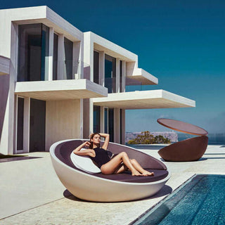 Vondom Ulm Daybed 200x210 cm round garden daybed by Ramón Esteve - Buy now on ShopDecor - Discover the best products by VONDOM design