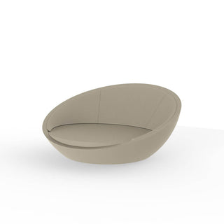 Vondom Ulm Daybed 200x210 cm round garden daybed by Ramón Esteve Vondom Ecru - Buy now on ShopDecor - Discover the best products by VONDOM design