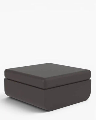 Vondom Ulm pouff in polyethylene with upholstered cushions